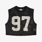 PUMA | x ROSÉ RELAXED MESH TOP { BLACK