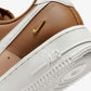 NIKE | AIR FORCE 1 '07 { LT BRITISH TAN/SAIL-HEMP-METALLIC GOLD