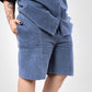 SUPERKICKS | CORDUROY SHORTS { ESTATE BLUE