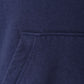 SPORTY & RICH | CROWN LOGO CROPPED HOODIE { NAVY/WHITE