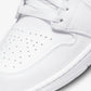 JORDAN | AIR JORDAN 1 MID { WHITE/WHITE-WHITE
