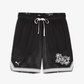 PUMA | SWISH N' INK ABOVE-KNEE 7" BASKETBALL SHORTS { BLACK-AOP
