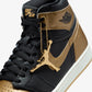 JORDAN | AIR JORDAN 1 RETRO HIGH OG { "BLACK/GOLD"