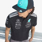 ADIDAS | MERCEDES - AMG PETRONAS FORMULA 1 TEAM ENGINEERS POLO { BLACK