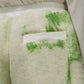 Y-3 | FUZZY FLEECE SHORTS  { OFF WHITE/TEAM RAVE GREEN