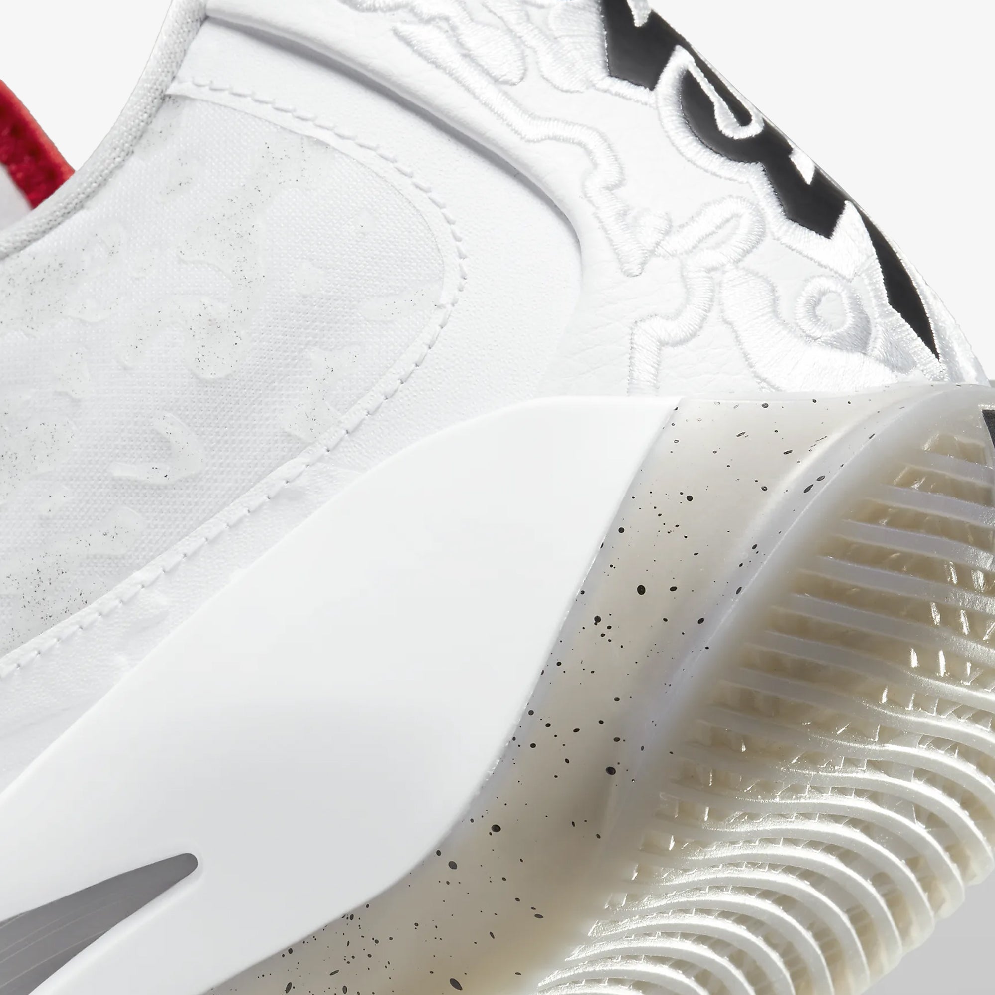 Buy NIKE ZION 3 PF 'WHITE/UNIVERSITY RED-CEMENT GREY' – Superkicks