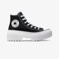 Converse | CHUCK TAYLOR ALL STAR LUGGED HEEL PLATFORM { BLACK/BLACK/WHITE