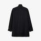 Y-3 | WASHED TWILL OVERSHIRT { BLACK