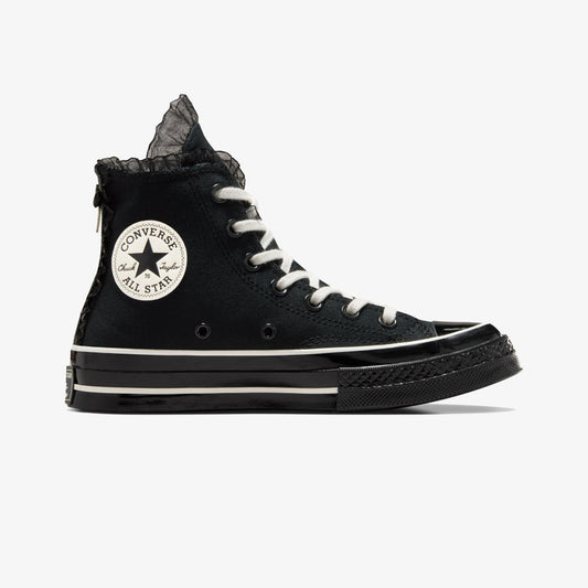 Converse | CHUCK 70 HIGH RUFFLES & BOWS { BLACK