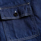 FDMTL | DENIM 2ND S/S SHIRT RINSE { INDIGO