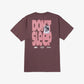 HUF | COUSIN OF DEATH T-SHIRT  { EGGPLANT