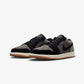 JORDAN | AIR JORDAN 1 LOW { BLACK/BLACK-LT SMOKE GREY-SAIL