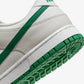 Nike | DUNK LOW RETRO  { SUMMIT WHITE/MALACHITE-PLATINUM TINT