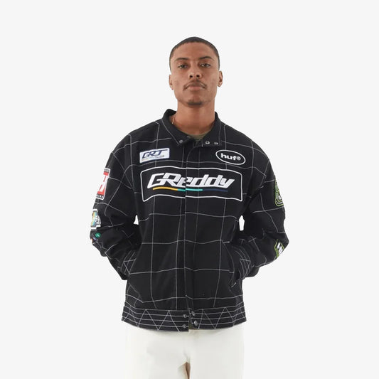 X GREDDY RACING TEAM JACKET 'BLACK/WHITE'