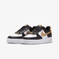 Nike | AIR FORCE 1 (GS) { BLACK/METALLIC GOLD-BLACK-WHITE