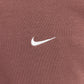 NIKE | OVERSIZED LONG-SLEEVE POLO { RED SEPIA/SAIL