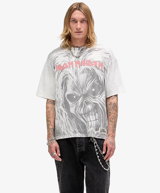 REPRESENT | REPRESENT x IRON MAIDEN KILLERS T-SHIRT { WHITE/GREY
