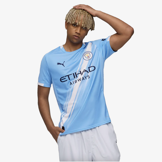 PUMA | MANCHESTER CITY 25/26 HOME REPLICA JERSEY { LIGHT BLUE
