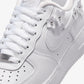 Nike | AIR FORCE 1 '07 { WHITE/WHITE-WOLF GREY-METALLIC SILVER