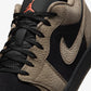 JORDAN | AIR JORDAN 1 LOW { BLACK/OLIVE GREY-LT WILD MANGO