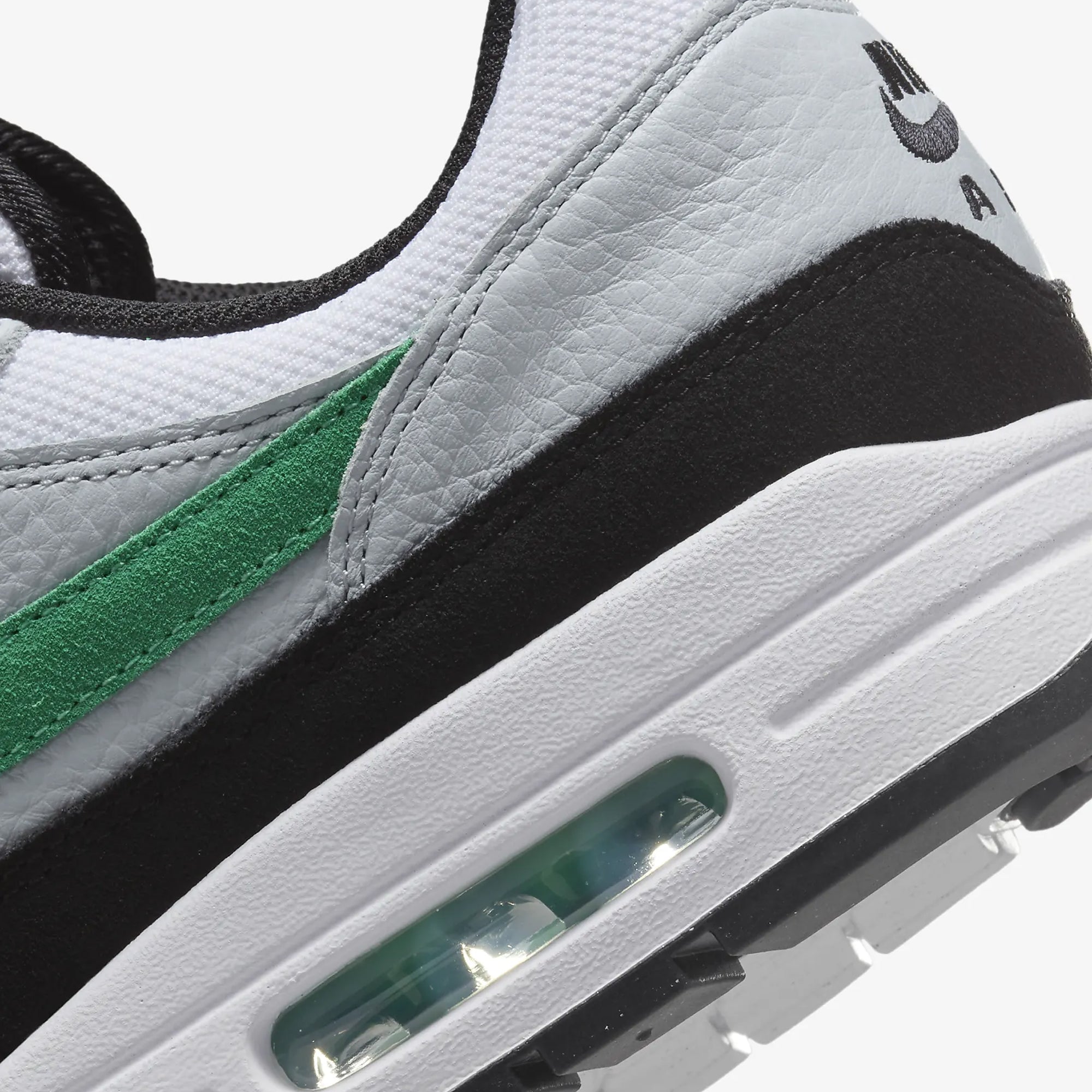 nike air max 1 green and white