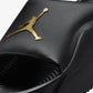 JORDAN | FRANCHISE SLIDE { BLACK/METALLIC GOLD