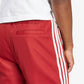 Adidas Originals | RETRO SPORTS CRICKET-INSPIRED TRACK PANTS { RUST RED
