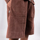 SUPERKICKS | CORDUROY SHORTS { MUD BROWN