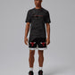 JORDAN | BROOKLYN SHORT SLEEVE T-SHIRT {  BLACK/UNIVERSITY RED