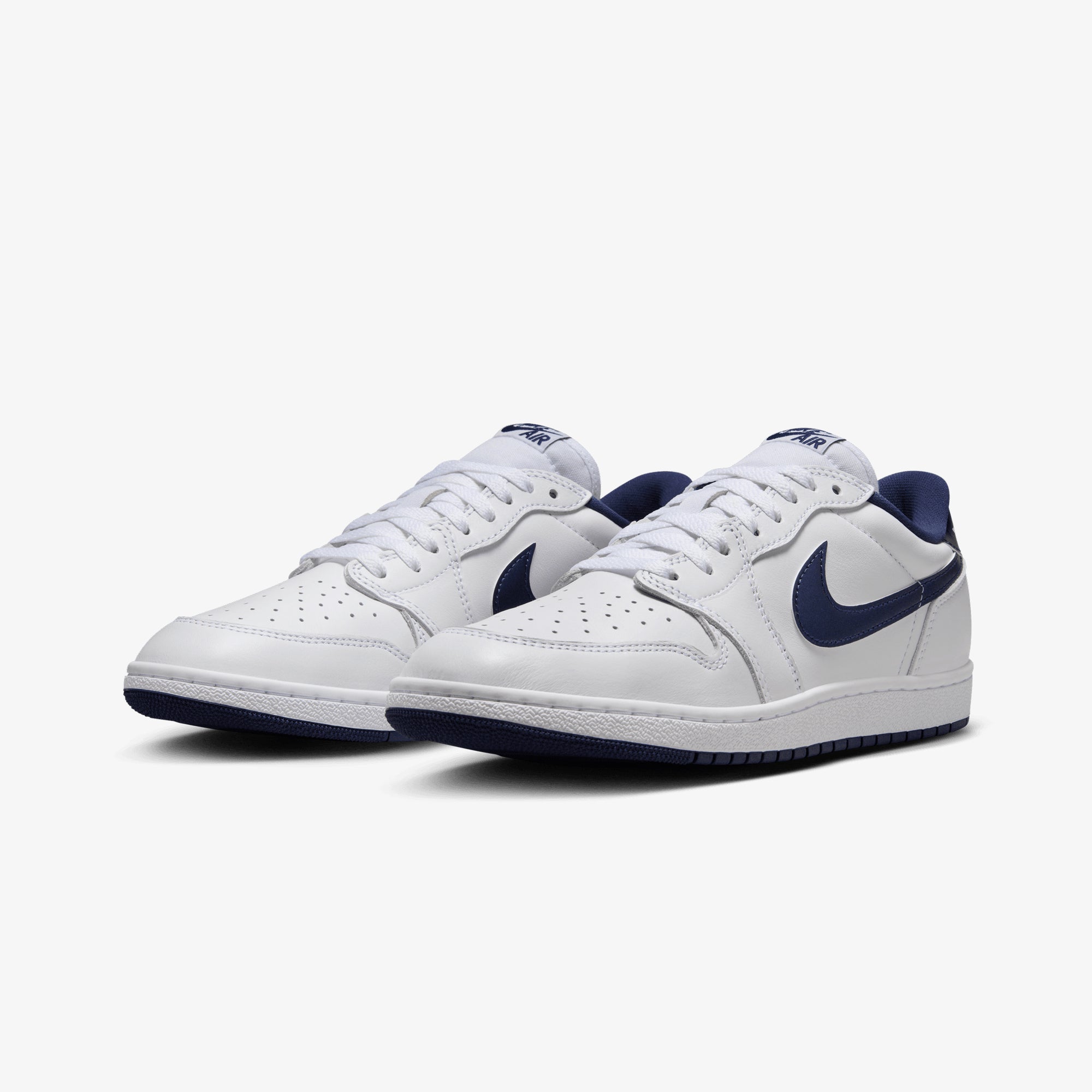 JORDAN | AIR JORDAN 1 LOW '85 { WHITE/NAVY-WHITE – Superkicks