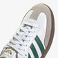 ADIDAS ORIGINALS | SAMBA OG { CLOUD WHITE/GREEN/CLEAR GRANITE