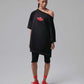 JORDAN | FLIGHT { BLACK/UNIVERSITY RED/IRON GREY