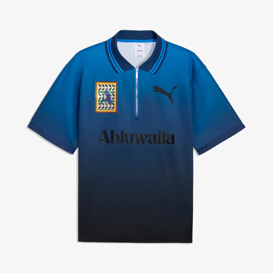 PUMA | x AHLUWALIA RELAXED POLO { RACING BLUE-AOP