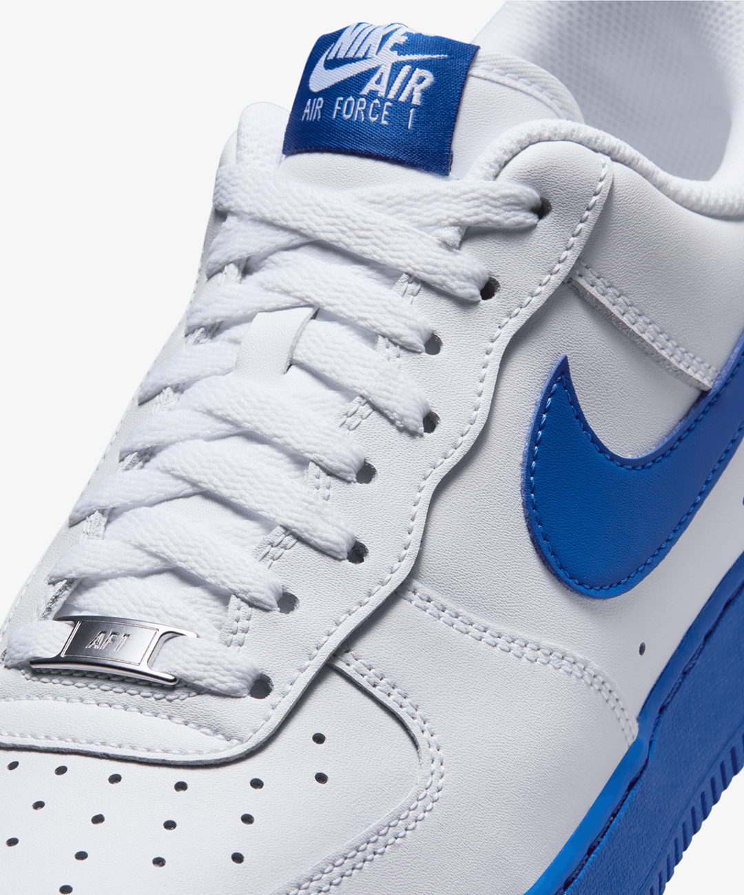 Nike | AIR FORCE 1 '07 { WHITE/GAME ROYAL – Superkicks
