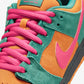 Nike | SB DUNK LOW PRO { GREEN NOISE/WATERMELON-LIGHT CURRY