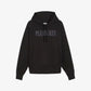 Puma | x PLEASURES HOODIE  { BLACK