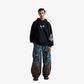 F A R A K | NAADAN PARINDEY HOODIE { BLACK