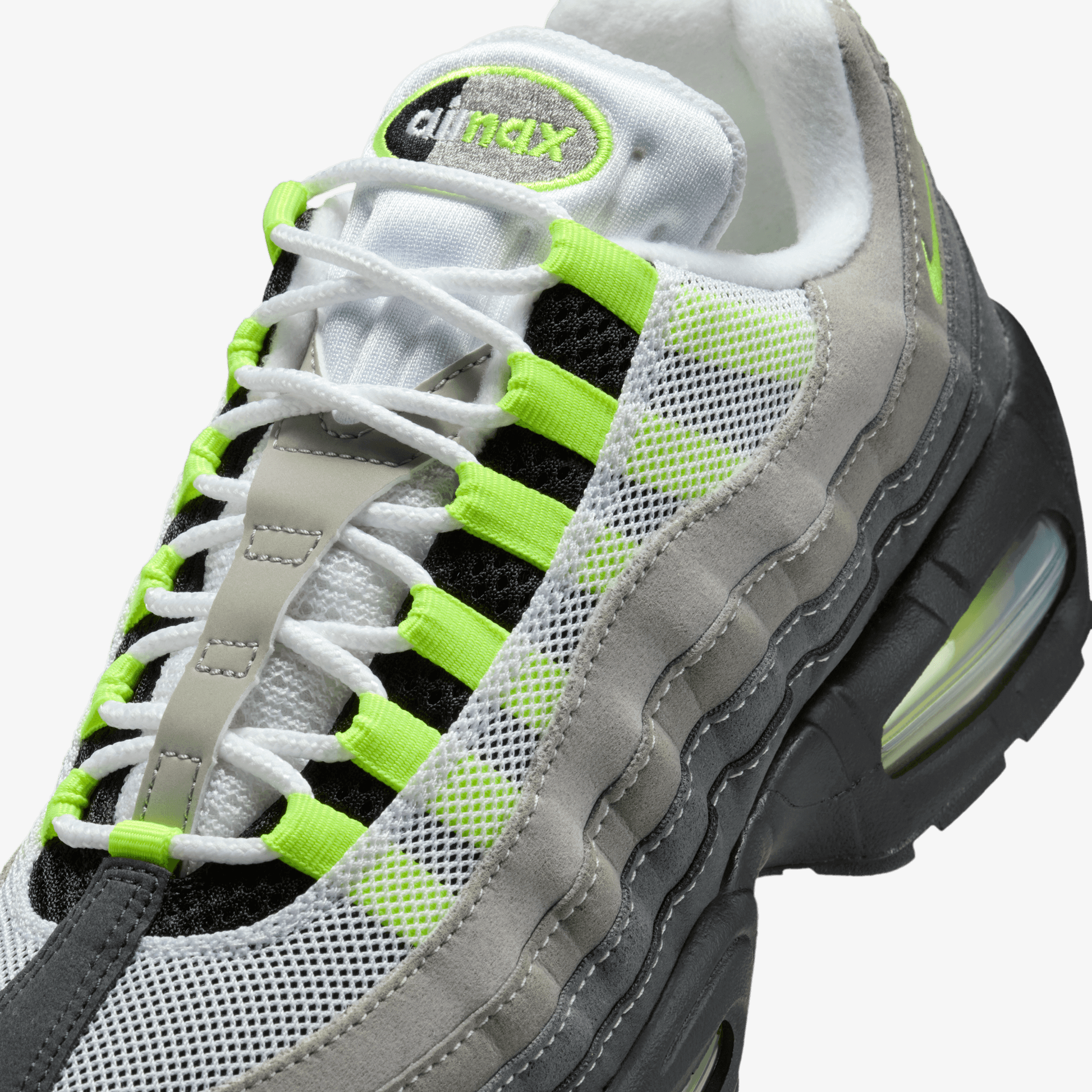 Nike | W AIR MAX 95 BIG BUBBLE { BLACK/NEON YELLOW/ANTHRACITE/LT