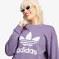 Adidas Originals | TREFOIL CREW SWEATSHIRT  { SHADOW VIOLET