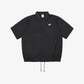 NIKE | CLUB OXFORD BUTTON-UP SHIRT { BLACK/WHITE