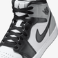 JORDAN | AIR JORDAN 1 MID { WHITE/BLACK-LT SMOKE GREY