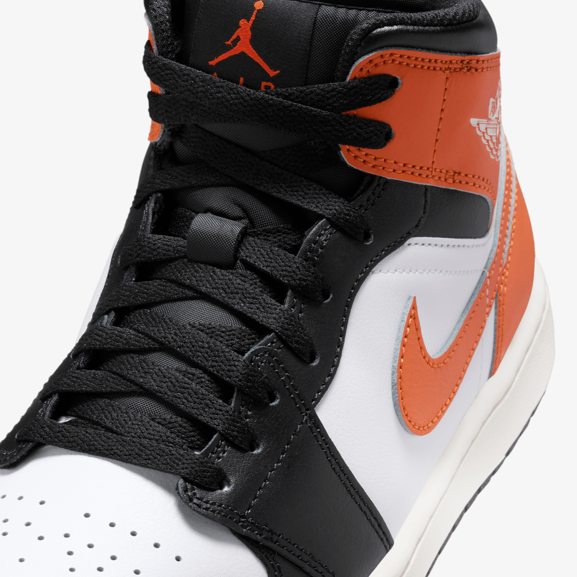 HOT Air Jordans Aj1 Orange Black White JORDAN AIR JORDAN