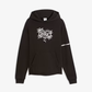 PUMA | SWISH N' INK RELAXED FIT GRAPHIC BASKETBALL HOODIE II { BLACK