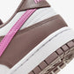 Nike | DUNK LOW  { SMOKEY MAUVE/PLAYFUL PINK-WHITE