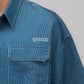 SUPERKICKS | PINSTRIPE SHIRT { BLUE/WHITE