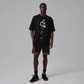 Jordan | DRI-FIT MESH DIAMOND SHORTS { BLACK/INFRARED 23/INFRARED 23