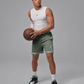 Jordan | DRI-FIT MESH DIAMOND SHORTS { VINTAGE LICHEN/JADE AURA/JADE AURA