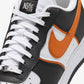 NIKE | AIR FORCE 1 '07 LV8 { BLACK/CAMPFIRE ORANGE-WHITE