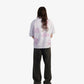 EDWIN | EDWIN READER'S CLUB SHIRT SS { LILA WHITE