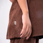 SUPERKICKS | CORDUROY SHIRT { MUD BROWN
